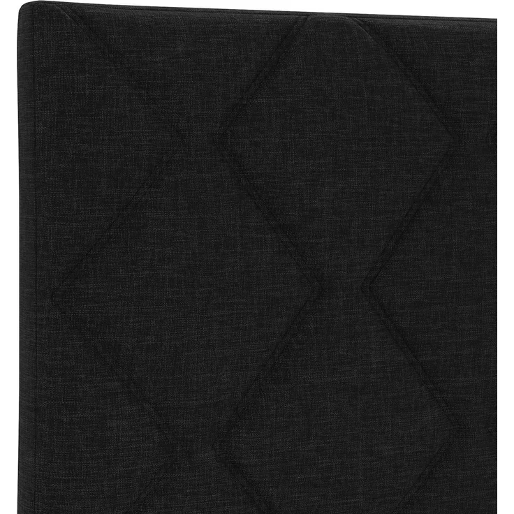 vidaXL LED-Speicherbett mit Matratze Schwarz 200 x 200 cm Stoff 3459149 – Bild 11