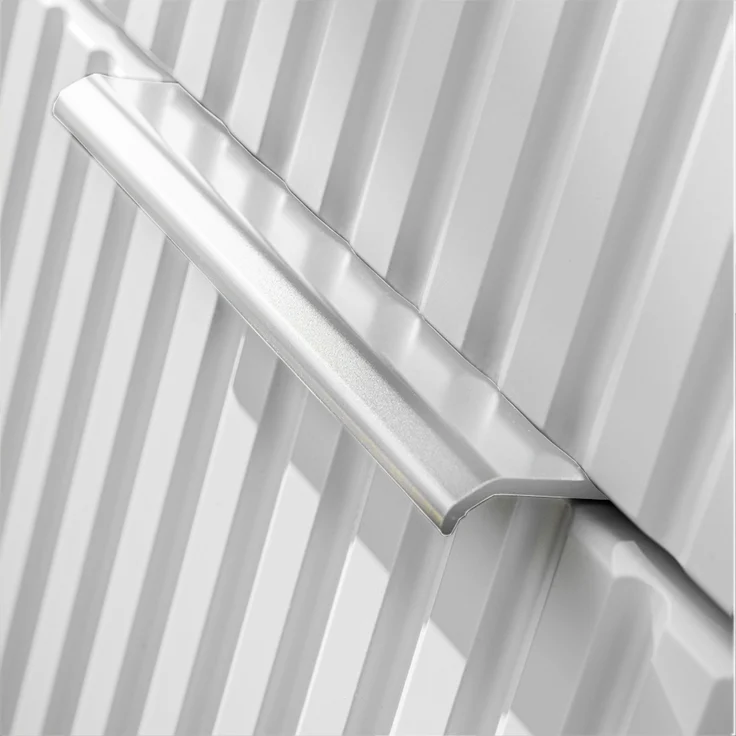 Waschtischunterschrank 120 cm weiß matt mit gerillter Front, 4 Softclose-Auszüge, ADELAIDE-56-WHITE – Bild 7