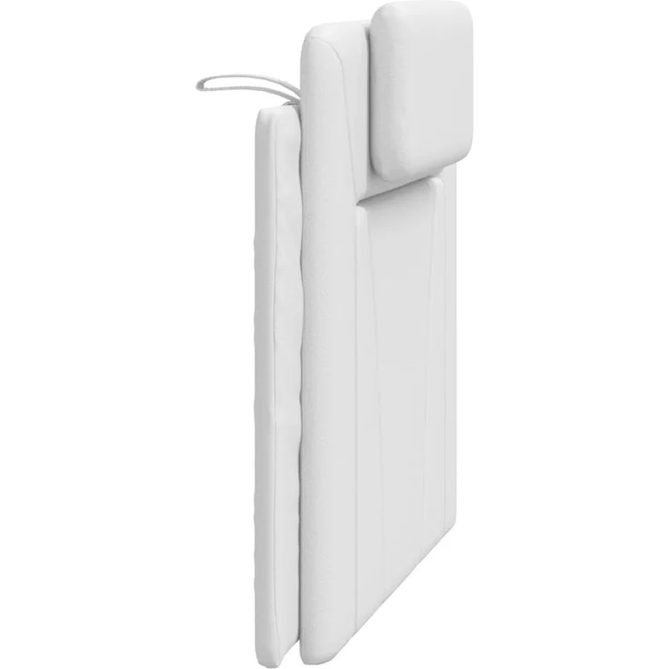 vidaXL Kopfteil-Kissen Weiß 100 cm Kunstleder – Bild 5