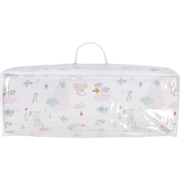Tinéo - Matelas Bébé De Voyage 60x120x4cm - Dessous Polychlorure De Vinyle - Utilisation Intérieur et Extérieur - Déhoussable - Enroulable - Transportable (Balloons) – Bild 5