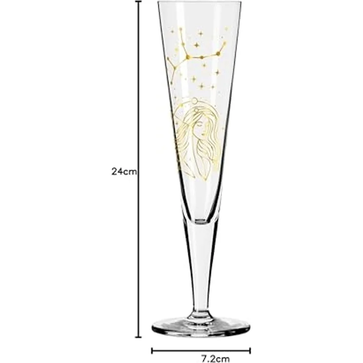 Ritzenhoff Astrologie Champagner 12 Jungfrau Z. Mubaza H25 – Bild 6
