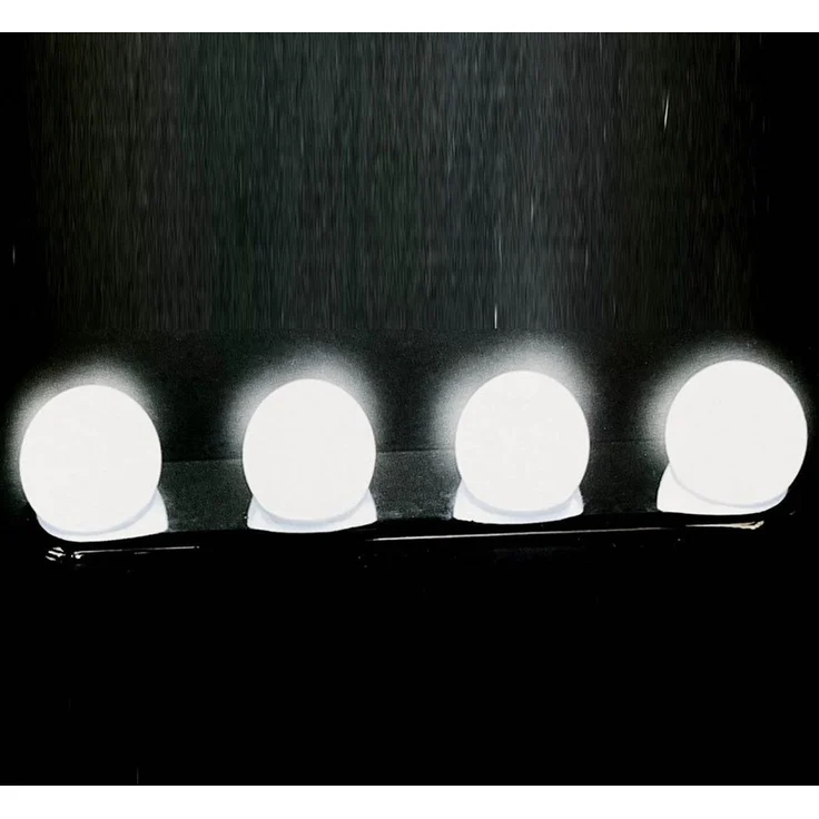 HAC24 LED Spiegelleuchte LED Spiegellampe Schminklicht Spiegel Kosmetik Make Up Leuchte Lampe, mit Saugnäpfen – Bild 2