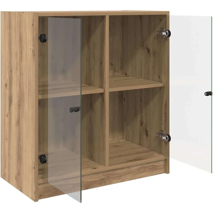 vidaXL Seitenschrank Artisan-Eiche 68 x 37 x 75,5 cm Holzwerkstoff 886247 – Bild 4