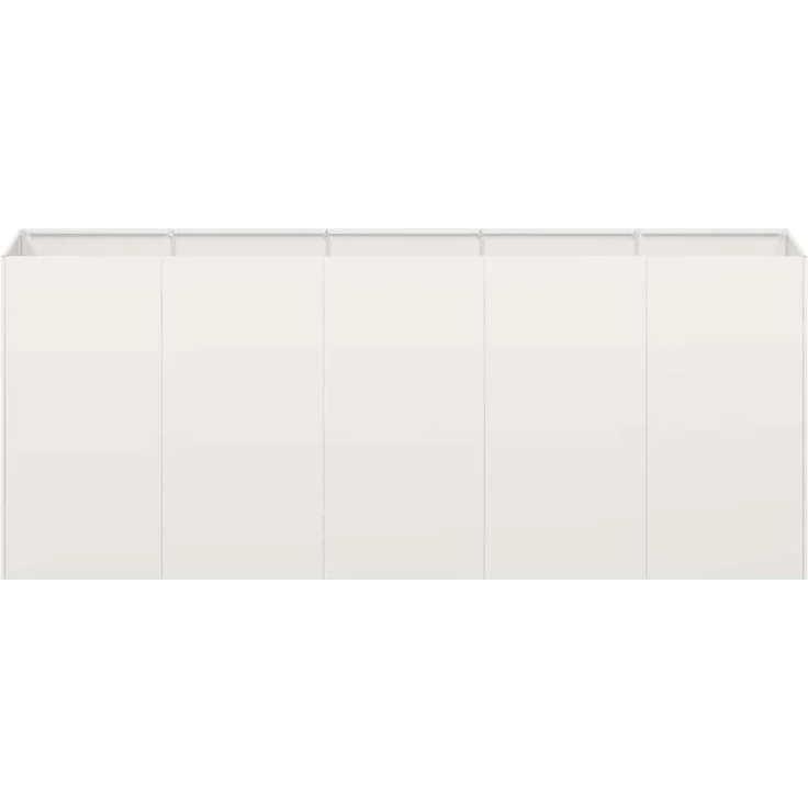 vidaXL Pflanzkübel 200x40x80 cm Edelstahl 860728 – Bild 3