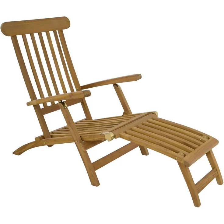 Lesli Living Gartenliege Lesli Living Deckchair "Derry" Teak