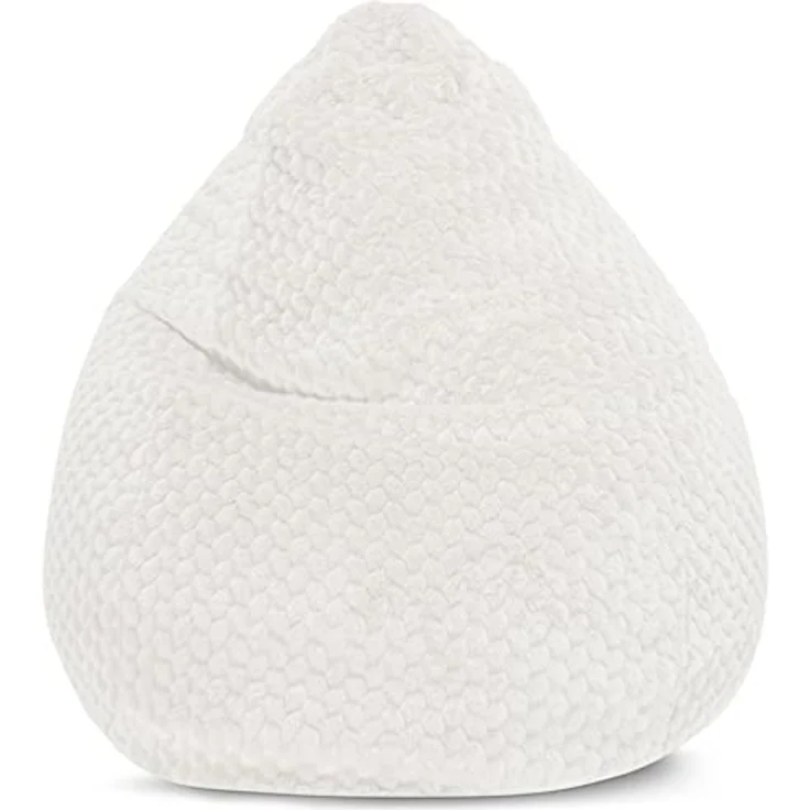 Sitting Point Sitzsack Mink XXL ca. 300 Liter Elfenbein – Bild 2