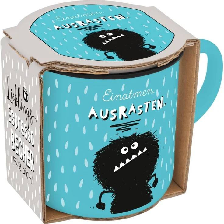 Espressotasse Espresso Kaffee Tasse 10 cl Geschenk Sheepworld EINATMEN 74753 – Bild 2