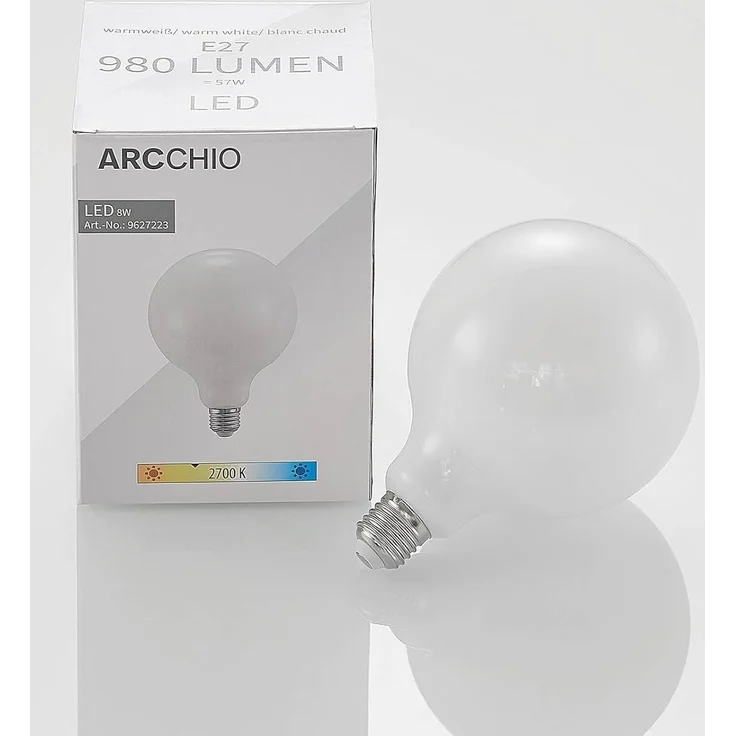 Arcchio LED-Leuchtmittel E27 8W LED, E27, warmweiß – Bild 4