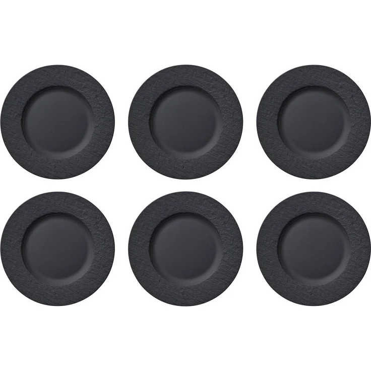 Villeroy & Boch Frühstücksteller Manufacture Rock, Spülmaschinengeeignet – Bild 4