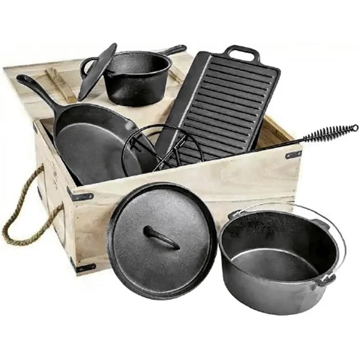 HI Dutch Oven Kochtopf Set 9teilig