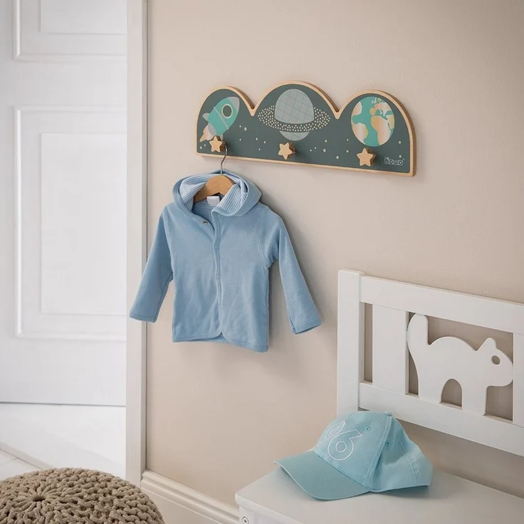 howa Garderobe space, Wandgarderobe für Kinder aus Holz – Bild 2