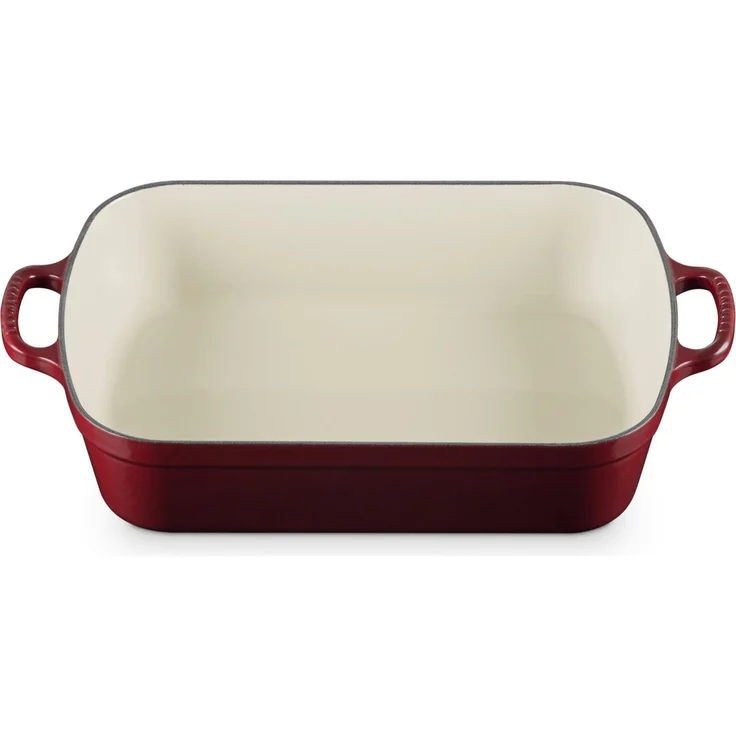 LE CREUSET Bräter Bratreine Signature garnet 40,2cm, Emailliertes Gusseisen – Bild 2