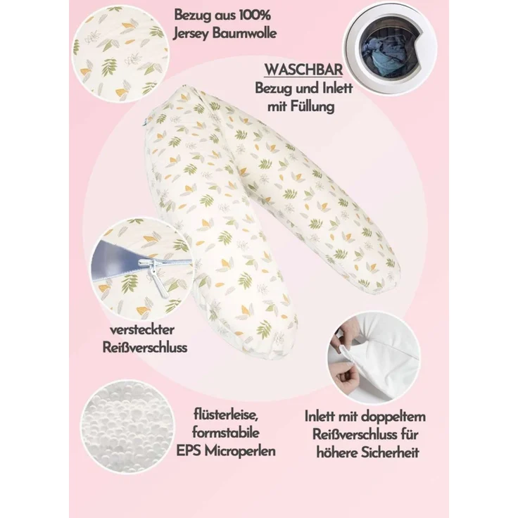 pic Bear Stillkissen PREMIUM 194 cm, Blätter : Blätter – Bild 1