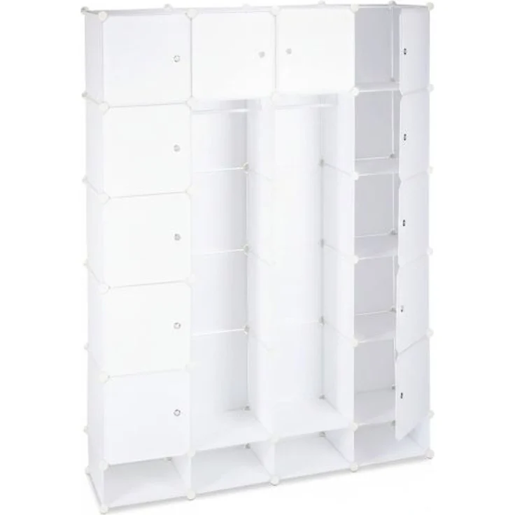 Relaxdays Kleiderschrank Stecksystem 18 Fächer – Bild 8