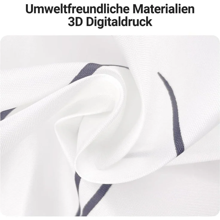 Duschvorhang Weizenohr 180x200cm Antischimmel Wasserabweisend Polyester – Bild 3