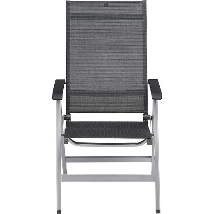 Kettler Basic+ Premium Klappsessel silber / Lakritz – Bild 4