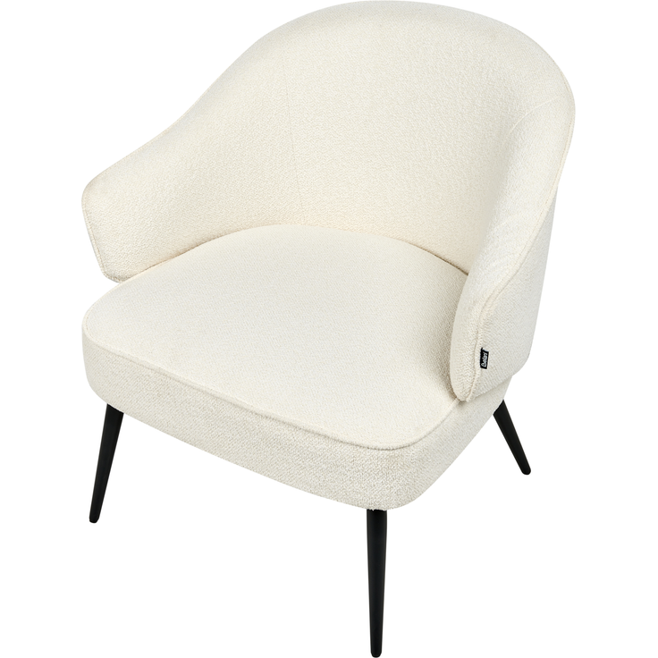 Sessel KAYLA Bouclé Cremeweiß – Bild 7