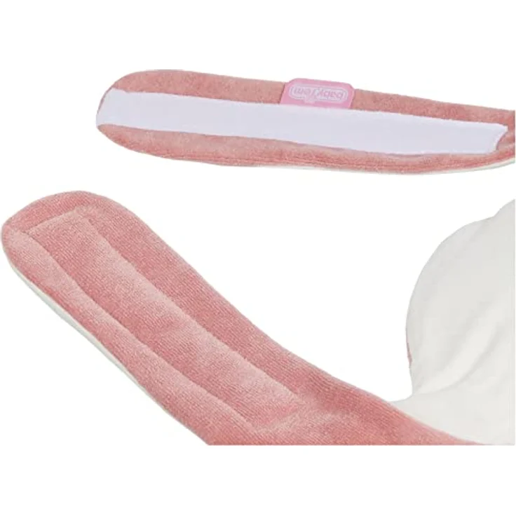 Babyjem Kirschkernkissen Baby Bauchgurt, Rosa | Natürlicher Wärmegürtel, Gegen Koliken und Blähungen, Waschbarer Bezug, 100% Natürliche Kirschkernfüllung – Bild 3