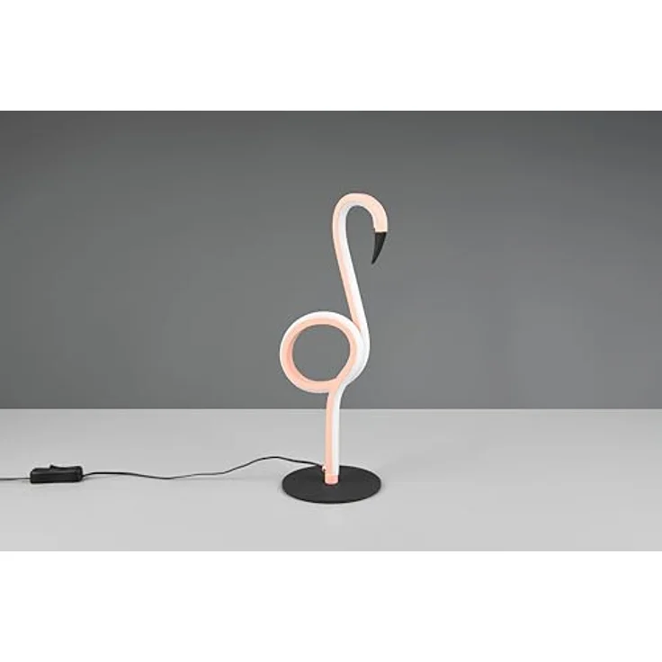 TRIO Ingo, Design Tischleuchte in Pink, Metall mit fest verbautem LED, warmweiß, 6 Watt, 550 Lumen – Bild 4