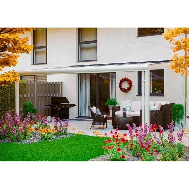 Skan Holz Aluminium Terrassenüberdachung Genua |