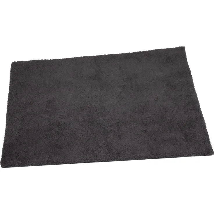 Selbstheizende Tierdecke ( Schwarz / 70x100cm ) - ÖKO TEX 100 - mit Reissverschluss, thermoisolierende, kuschelig weiche, waschbare Haustierdecke