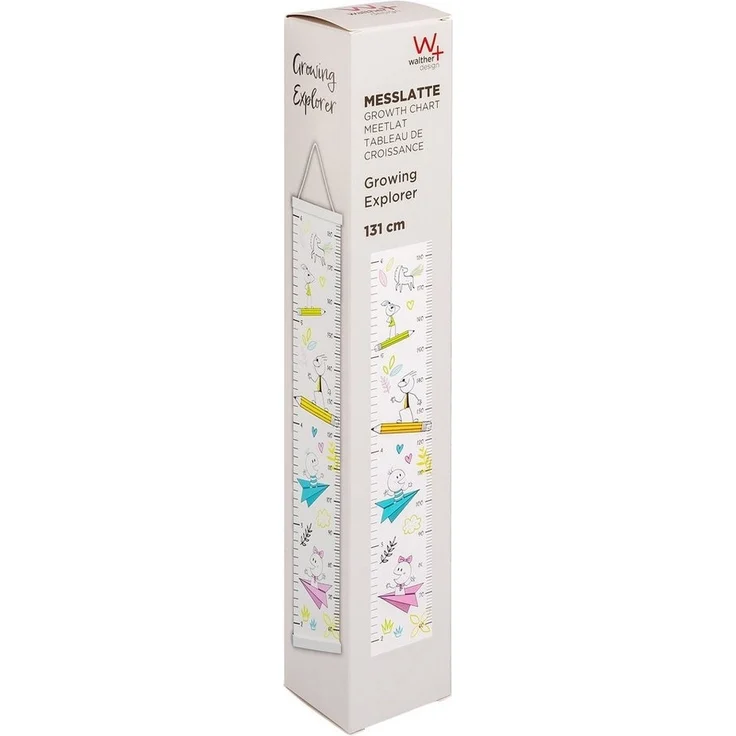 Walther Design Messlatte Kinder-Messlatte "Growing Explorer", Skala von 60-180 cm – Bild 2