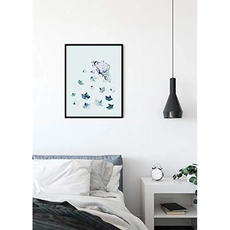 Komar Wandbild Mindset, Kunstdruck auf Premium-Poster Fotopapier, Größe 50 x 70 cm, seidenmatte Oberfläche, ohne Rahmen – Bild 3