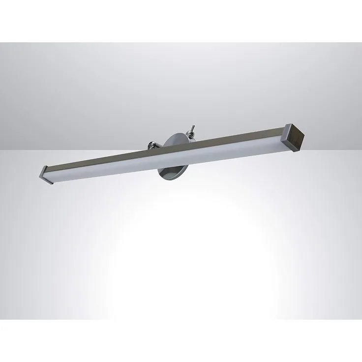 TRANGO LED Spiegelleuchte, 2250 Modern LED Spiegelleuchte *EASY* Badleuchte 475mm lang mit schwenkbar und drehbar Flexarm Schminklicht, Badezimmer Spiegellampe mit Klemmvorrichtung, inkl. ON/OFF Schalter 7 Watt 3000K warmweiß