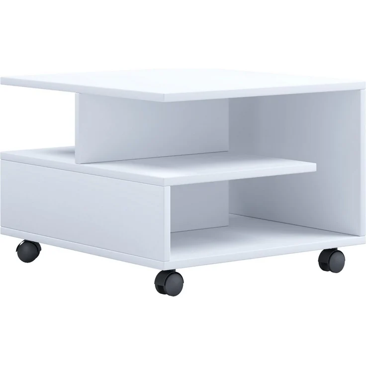 VCM Beistelltisch & Couchtisch Stango 919868 Weiß H. 40 x B. 50 x T. 50 cm – Bild 3