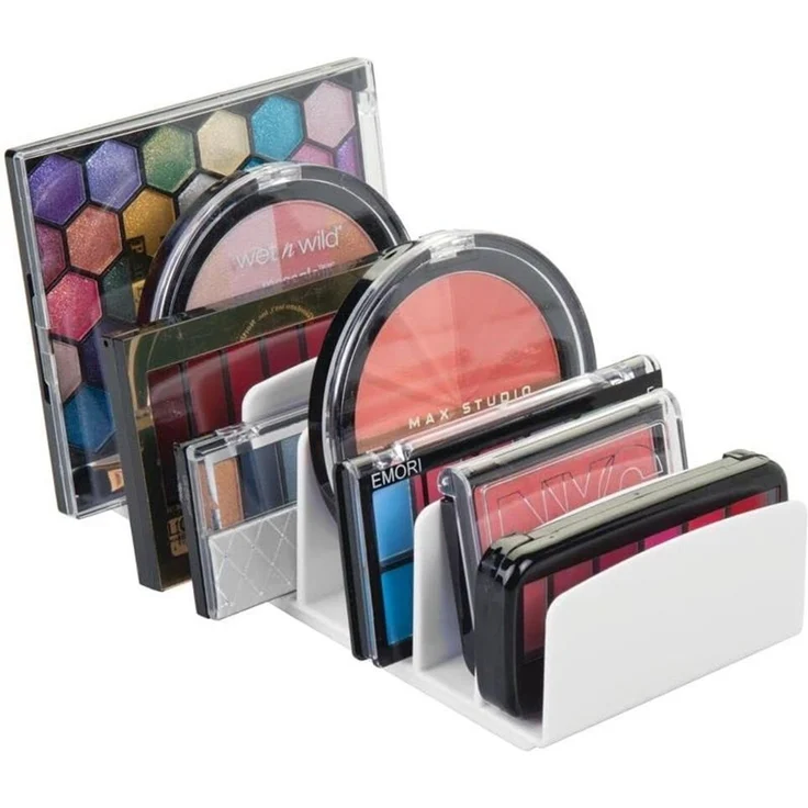 Schminkaufbewahrung Kosmetik Organizer mDesign Make-up Organizer weiß – Bild 3