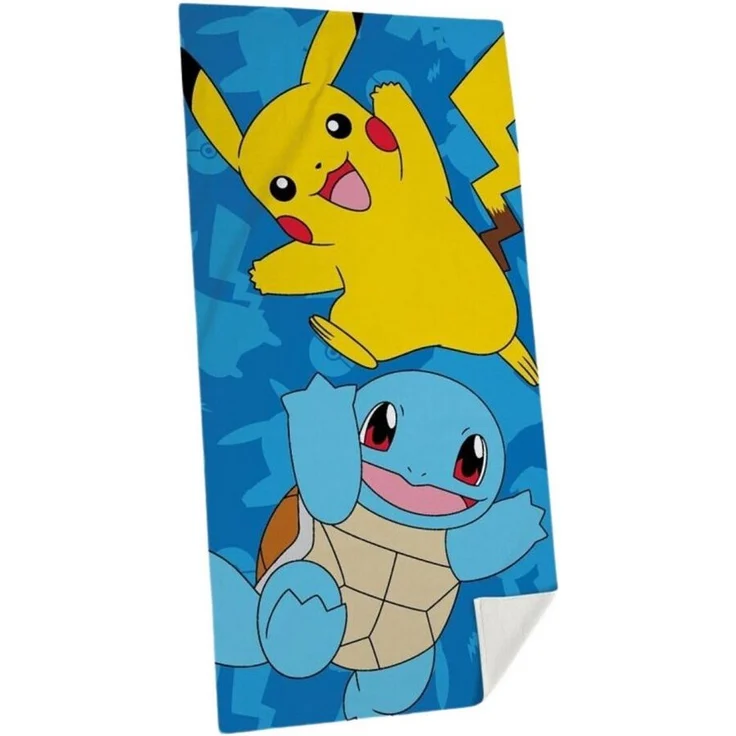 Pokémon Kinderhandtuch Baumwoll-Strandtuch Farbenfrohes Poolhandtuch, 70cm x 140cm – Bild 1