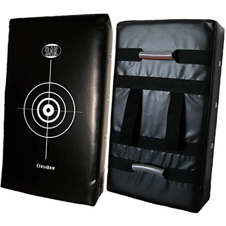 BAY-Sports Schlagpolster Crossbow Schlagpolster 75 cm, Schlagkissen XL Kampfsport Kickboxen MMA Krav Maga Thaiboxen Karate