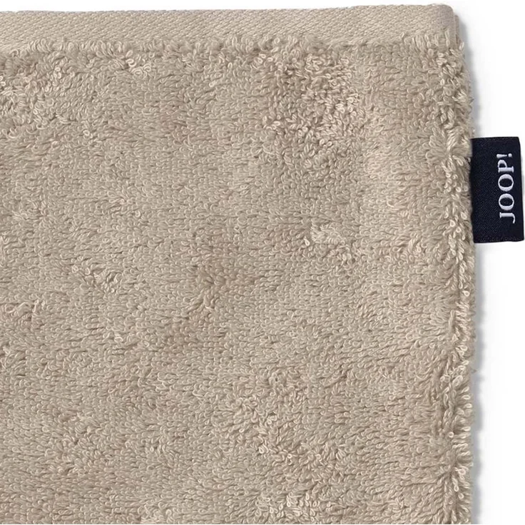 JOOP! Waschlappen, 3er Pack - Waschhandschuh, Doubleface, Walkfrottier Beige 16x22cm – Bild 3