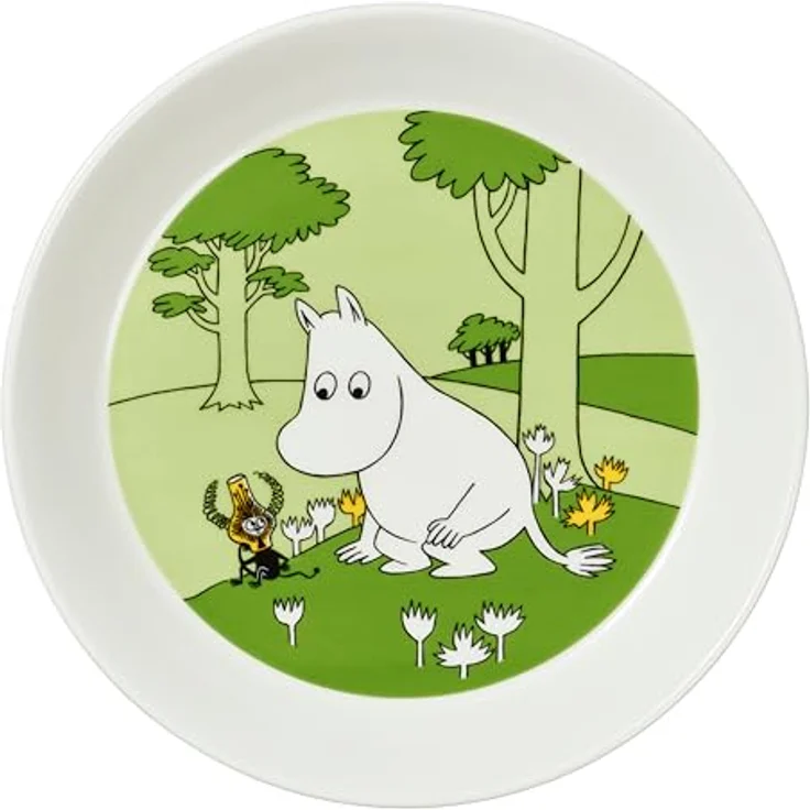 Arabia Moomin Teller 19 cm Moomintroll grassgreen – Bild 2