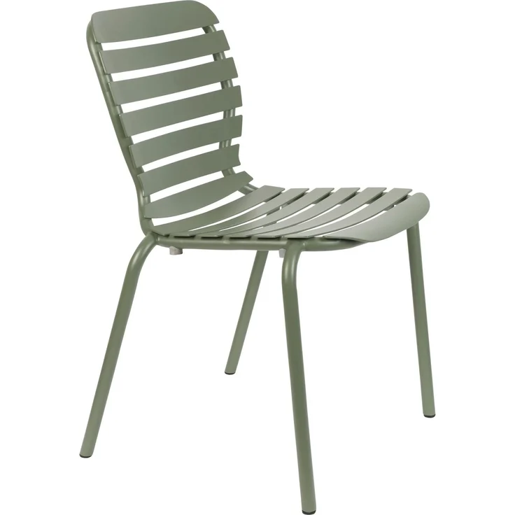 Zuiver Gartenmöbel-Set Vondel mit Tisch, 2 Stühlen & Bank, Aluminium Grün 87,2x168,5x75 cm – Bild 10