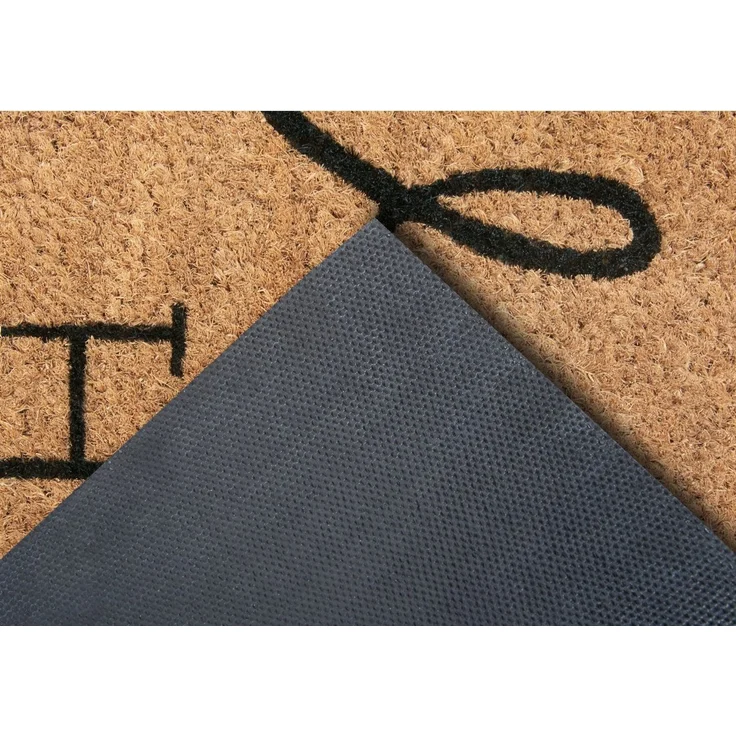 HANSE Home Fußmatte Mix Mats Kokos Welcome Home, Türmatte, rechteckig, Höhe: 15 mm, Kokos, Schmutzfangmatte, Outdoor, Rutschfest, Innen, Kokosmatte, Flur – Bild 4