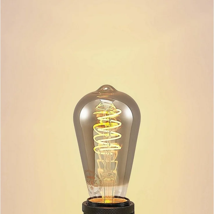 Lucande LED-Leuchtmittel E27 4W LED-Lampe St64, E27, warmweiß – Bild 1
