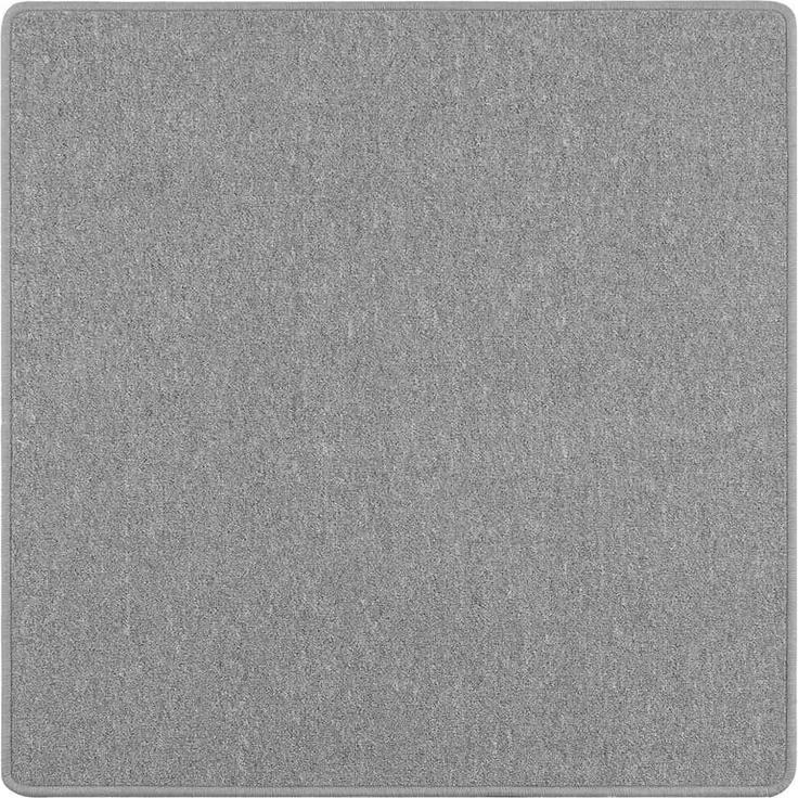 vidaXL Teppichläufer Hellgrau 100 x 100 cm 100% Polypropylen 42011378 – Bild 1
