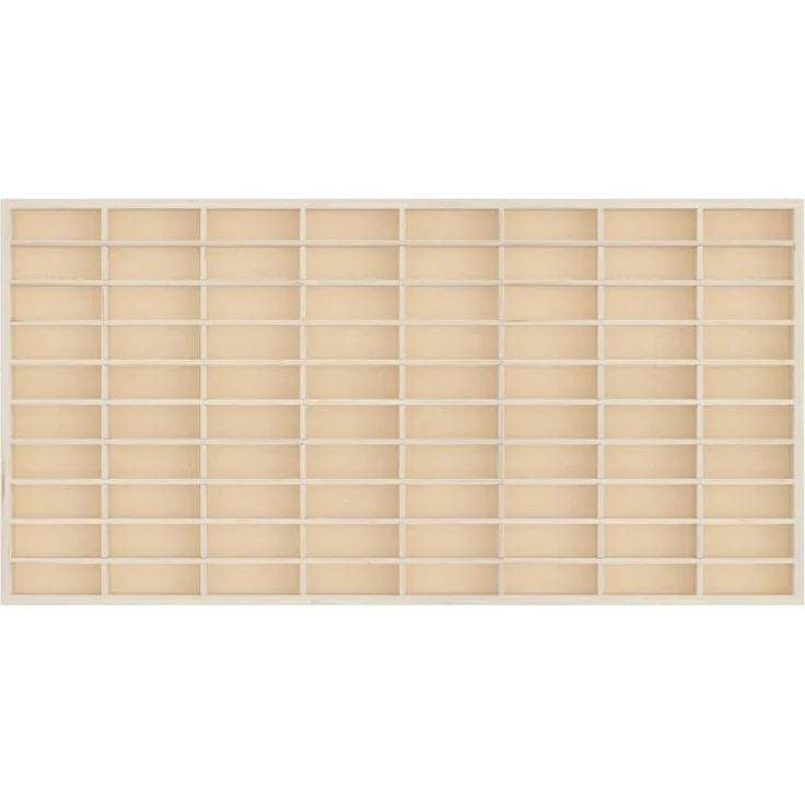 vidaXL Sammlervitrine aus Holz mit 80 Fächern 80x4,5x40,5cm 4017377 – Bild 3
