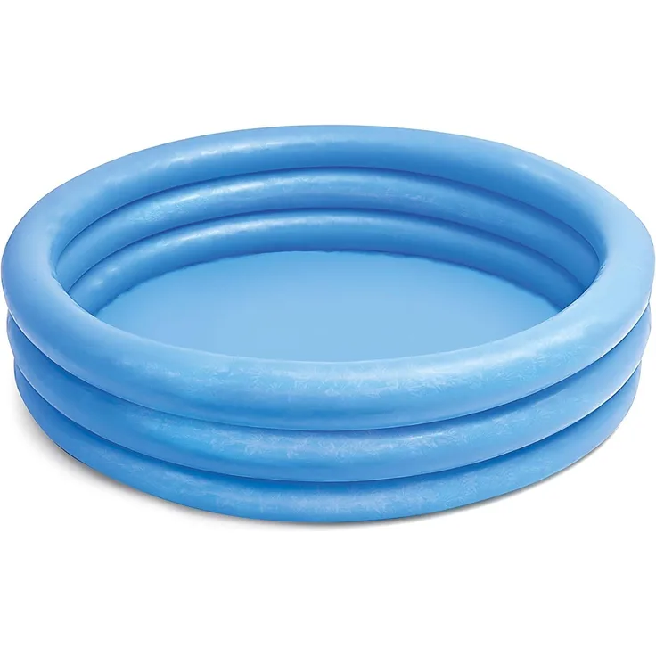 Pool 3-Ring Crystalblue, 147 x 33 cm