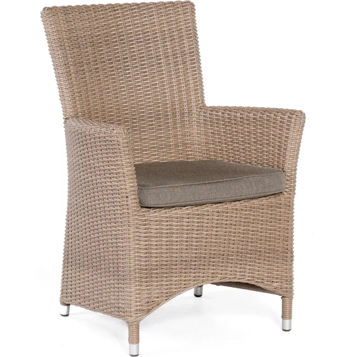 Sonnenpartner Garten-Sessel Ikarus Aluminium/Polyrattan rustic-stream Gartenstuhl