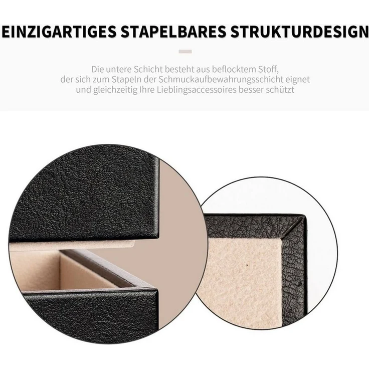 AdelDream Schmuckkasten Schmuckschatulle Schmucktablett – Bild 3