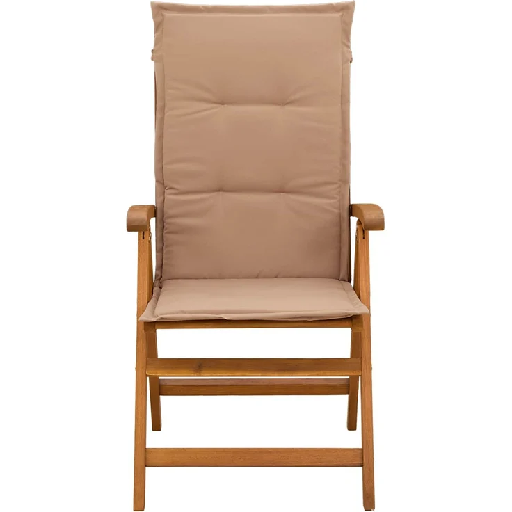 vidaXL Liegestühle für den Garten 6 stk. Natur Massivholz Akazie 3434473 – Bild 2