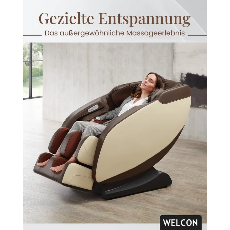 WELCON Massagesessel Massagesessel WELCON PRESTIGE II Modell 2025 mit Wärmefunktion – Bild 2