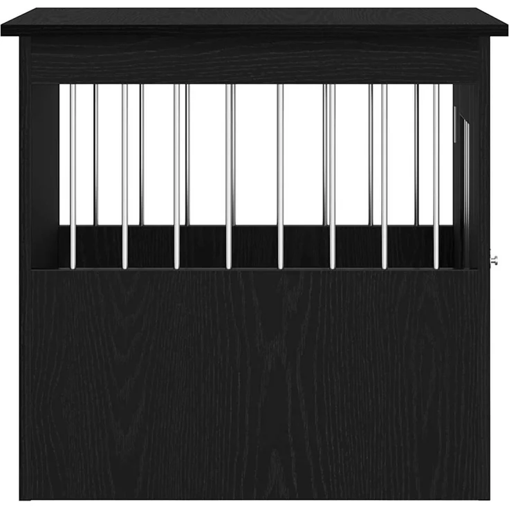 vidaXL Hundebox-Möbel Schwarze Eiche 45 x 62 x 59 cm Holzwerkstoff 862174 – Bild 7
