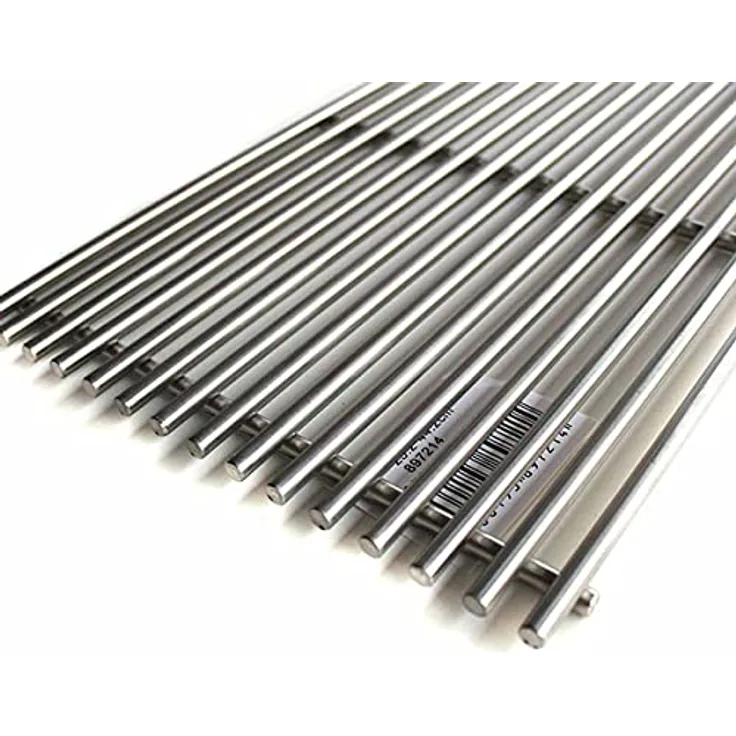 SANTOS Edelstahl-Grillrost für Weber Spirit 200er Serie, 25,2x44,2cm, ø7mm Materialstärke, korrosions- und hochtemperaturbeständig, spülmaschinengeeignet