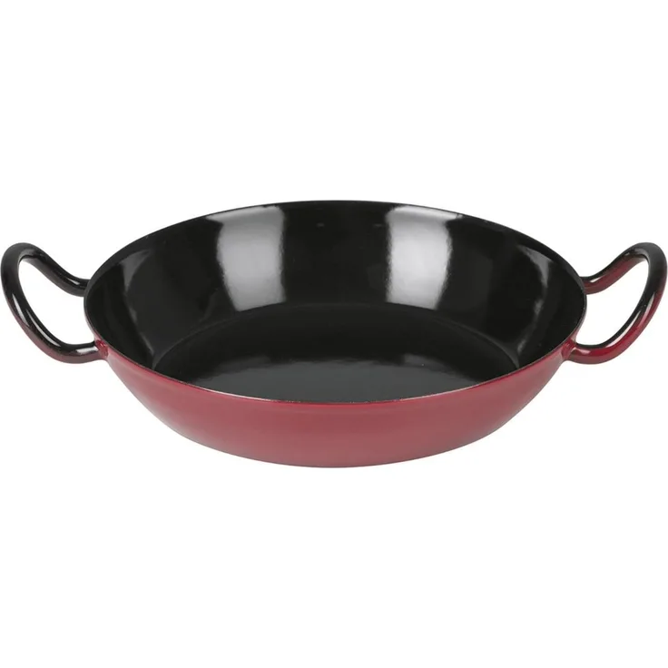 RIESS Schlemmerpfanne Ø20cm rot Emaille