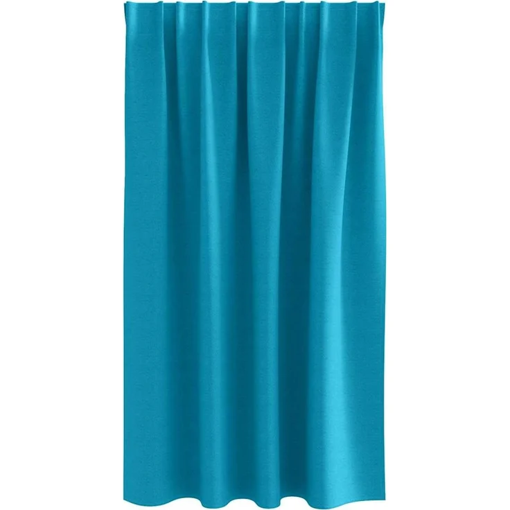 vidaXL Verdunkelungs-Vorhänge mit Ringen 2 stk. Türkis 140 x 140 cm 4107528 – Bild 4