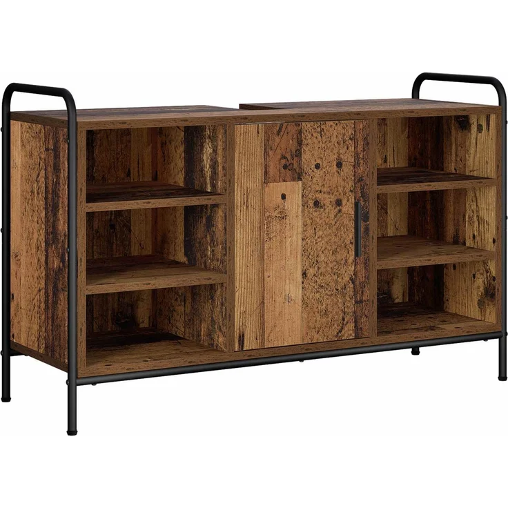 vidaXL Badezimmerschrank-Set 4 stk. Altholz 40 x 36 x 200,5 cm 3444685 – Bild 6