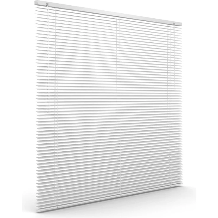 Victoria M. Aluminium Jalousie, 60x130 cm, weiß, Jalousie ohne Bohren, inkl. Klemmclips